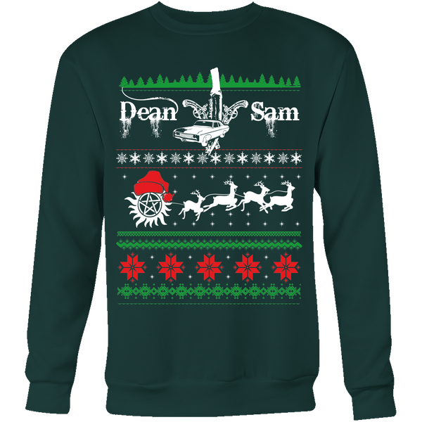 Supernatural UGLY Christmas Sweater - T-shirt - Supernatural-Sickness - 6