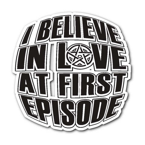 I Believe In Love - Sticker - Stickers - Supernatural-Sickness