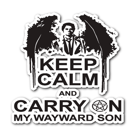 Keep Calm And Carry On My Wayward Son - Sticker - Stickers - Supernatural-Sickness