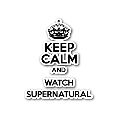 Stickers - Keep Calm And Watch Supernatural - Sticker