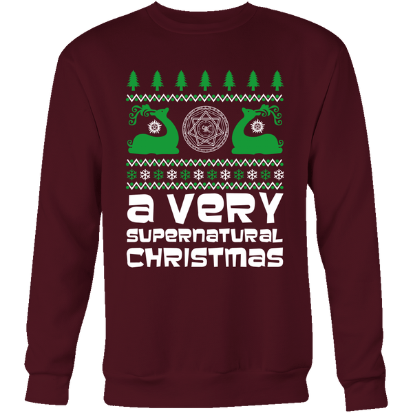 A Very Supernatural Christmas Sweater - T-shirt - Supernatural-Sickness - 10