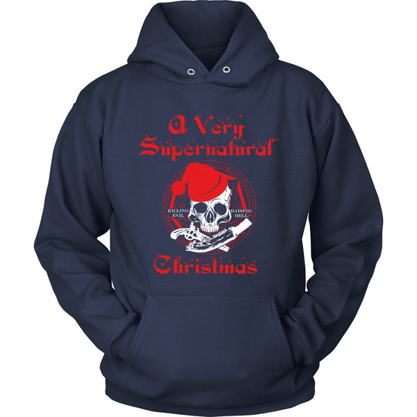 A Very Supernatural Christmas Sweater - T-shirt - Supernatural-Sickness - 12