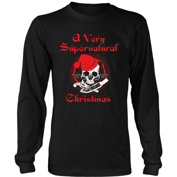 A Very Supernatural Christmas Sweater - T-shirt - Supernatural-Sickness - 1