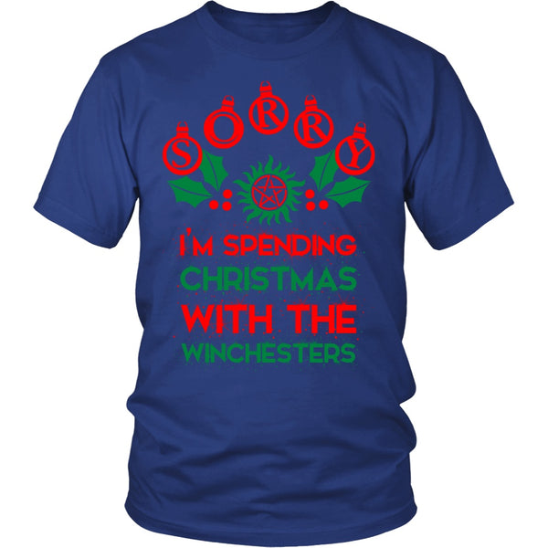 I'm Spending Christmas With The Winchesters - T-shirt - Supernatural-Sickness - 3