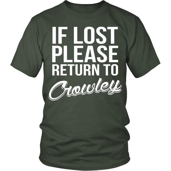 IF LOST Return to Crowley - T-shirt - Supernatural-Sickness - 5