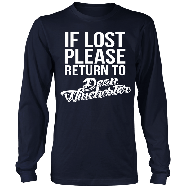 IF LOST Return to Dean - T-shirt - Supernatural-Sickness - 6