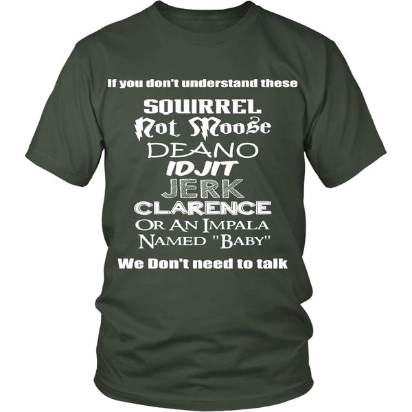 If you dont understand these - Apparel - T-shirt - Supernatural-Sickness - 5