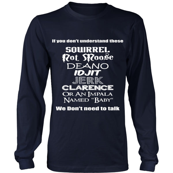 If you dont understand these - Apparel - T-shirt - Supernatural-Sickness - 6