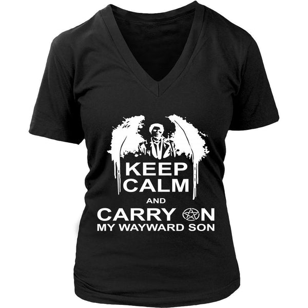 Keep Calm And Carry On My Wayward Son - Apparel - T-shirt - Supernatural-Sickness - 12