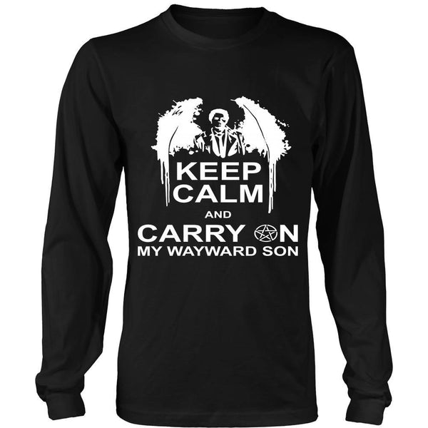 Keep Calm And Carry On My Wayward Son - Apparel - T-shirt - Supernatural-Sickness - 7