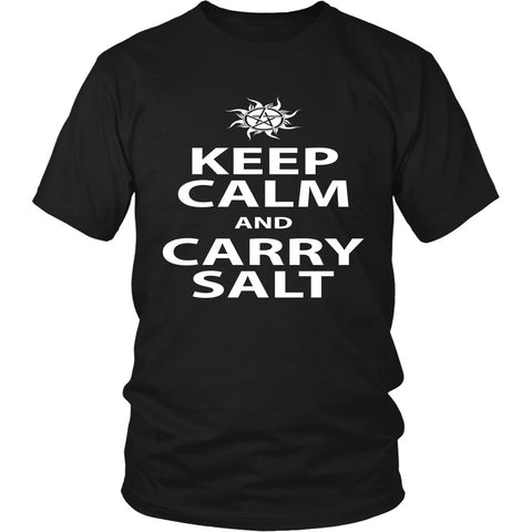 Keep Calm And Carry Salt - Apparel - T-shirt - Supernatural-Sickness - 1
