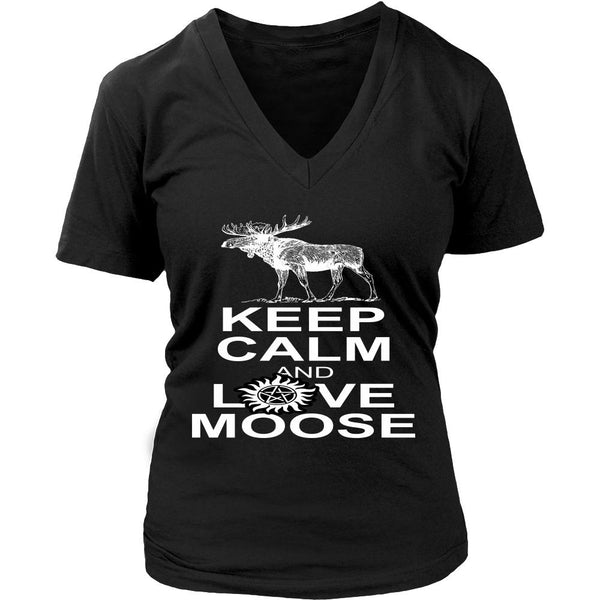 Keep Calm And Love Moose - T-shirt - Supernatural-Sickness - 12
