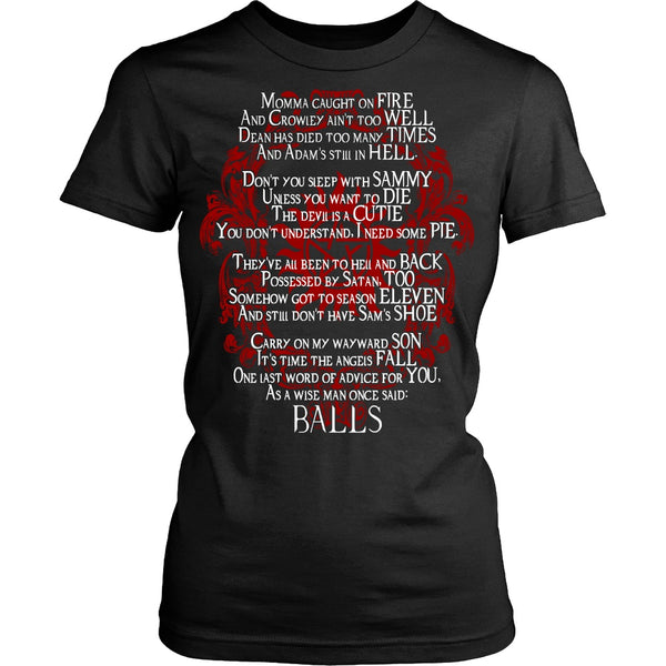Momma Caught on Fire - Apparel - T-shirt - Supernatural-Sickness - 11