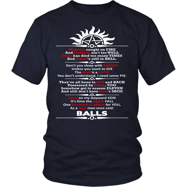 Momma Caught on Fire  - Apparel - T-shirt - Supernatural-Sickness - 1