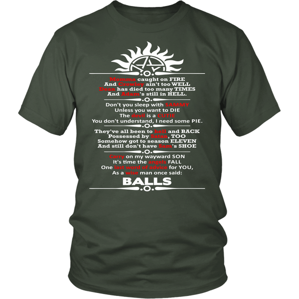 Momma Caught on Fire  - Apparel - T-shirt - Supernatural-Sickness - 4