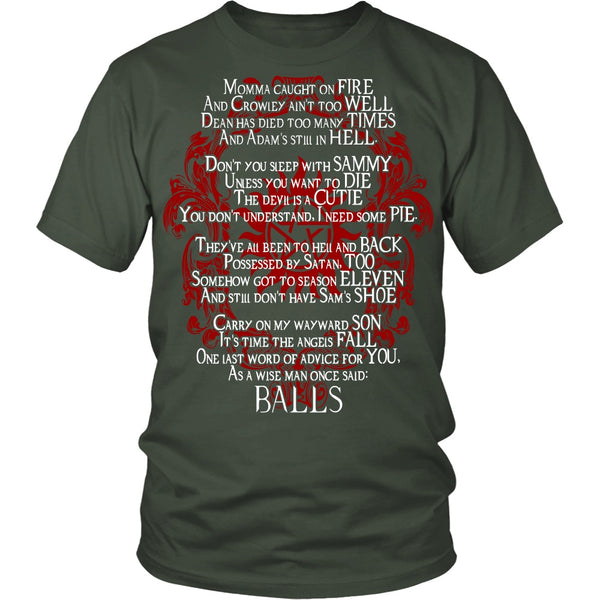 Momma Caught on Fire - Apparel - T-shirt - Supernatural-Sickness - 5