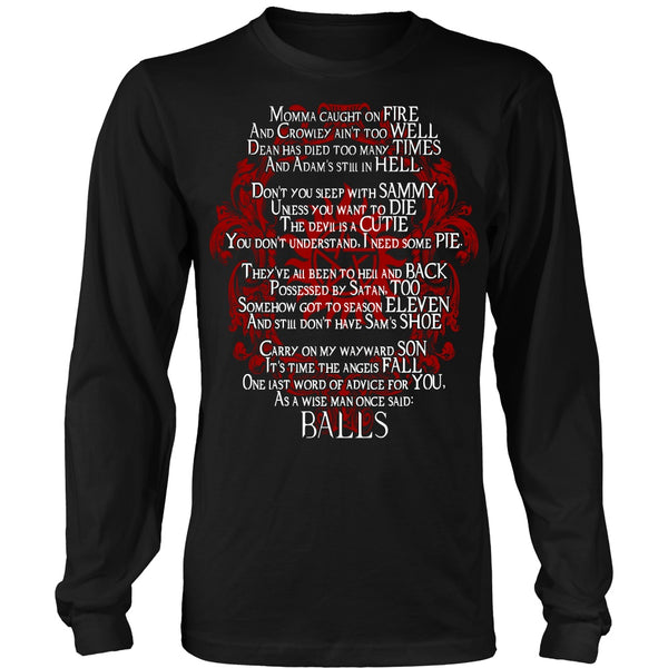 Momma Caught on Fire - Apparel - T-shirt - Supernatural-Sickness - 7