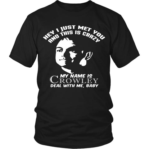 My Name Is Crowley - Apparel - T-shirt - Supernatural-Sickness - 1