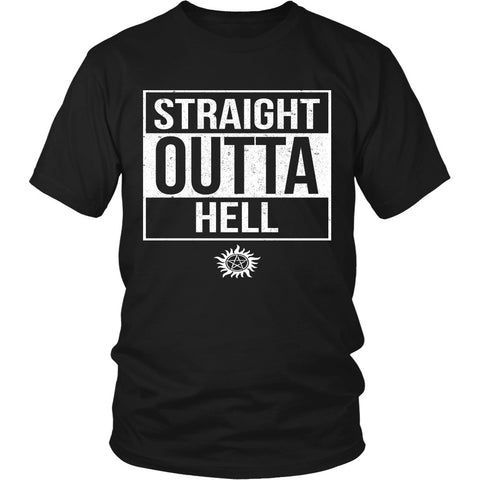 Straight Outta Hell - Apparel - T-shirt - Supernatural-Sickness - 1