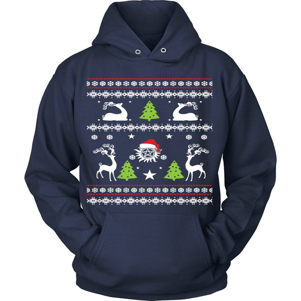 Supernatural UGLY Christmas Sweater - T-shirt - Supernatural-Sickness - 11
