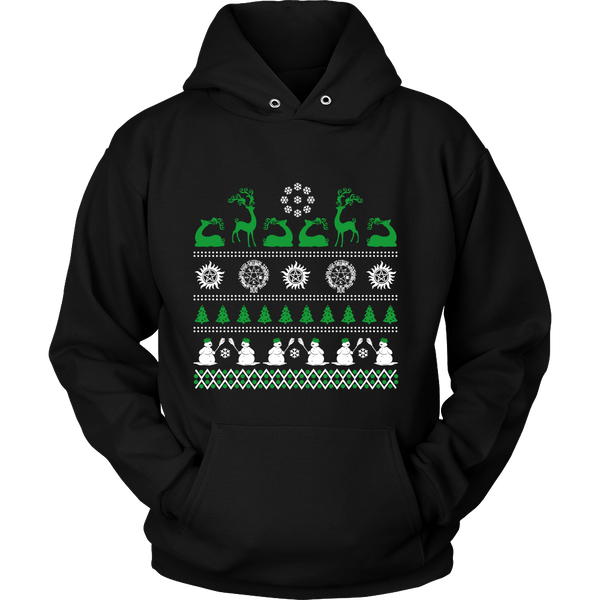 Supernatural Ugly Christmas Sweater - T-shirt - Supernatural-Sickness - 11