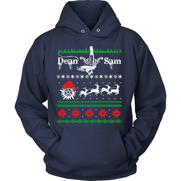 Supernatural UGLY Christmas Sweater - T-shirt - Supernatural-Sickness - 12