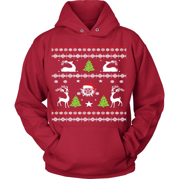 Supernatural UGLY Christmas Sweater - T-shirt - Supernatural-Sickness - 12