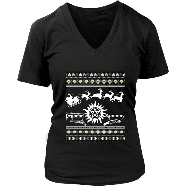 Supernatural UGLY Christmas Sweater - T-shirt - Supernatural-Sickness - 13