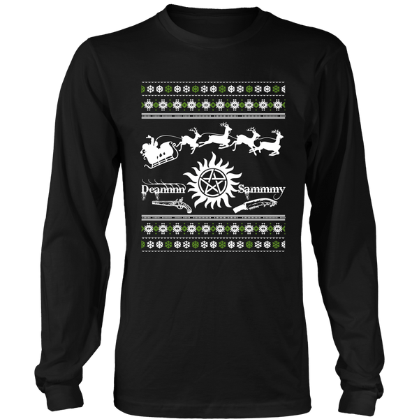 Supernatural UGLY Christmas Sweater - T-shirt - Supernatural-Sickness - 1