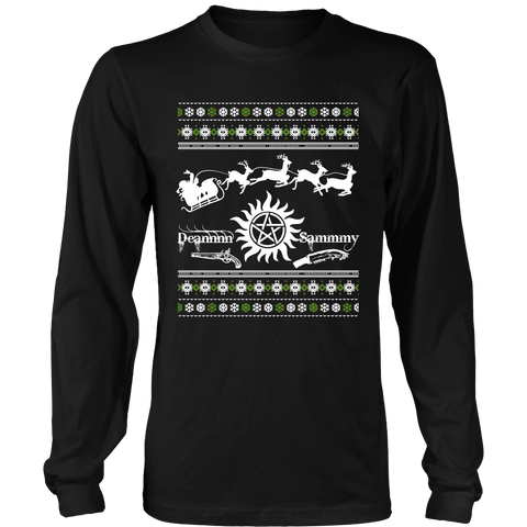 Supernatural UGLY Christmas Sweater - T-shirt - Supernatural-Sickness - 1