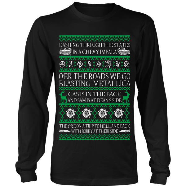Supernatural UGLY Christmas Sweater - T-shirt - Supernatural-Sickness - 2