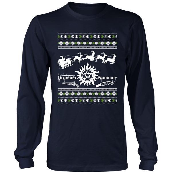 Supernatural UGLY Christmas Sweater - T-shirt - Supernatural-Sickness - 2