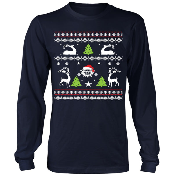 Supernatural UGLY Christmas Sweater - T-shirt - Supernatural-Sickness - 2