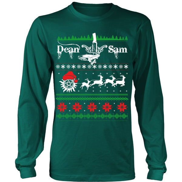 Supernatural UGLY Christmas Sweater - T-shirt - Supernatural-Sickness - 4