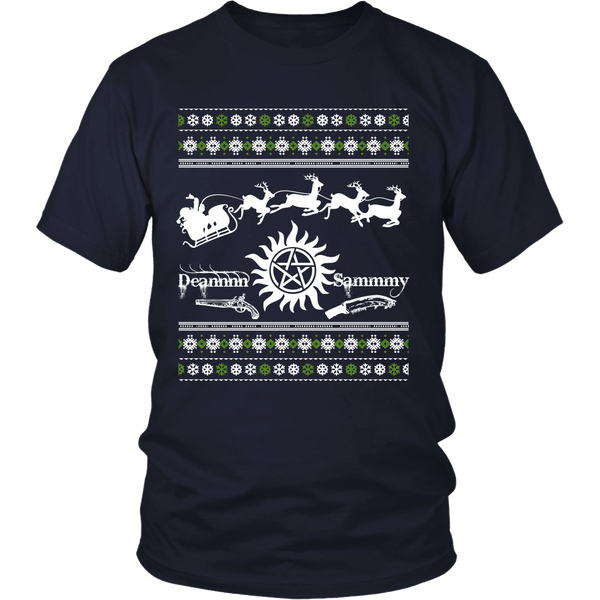 Supernatural UGLY Christmas Sweater - T-shirt - Supernatural-Sickness - 4