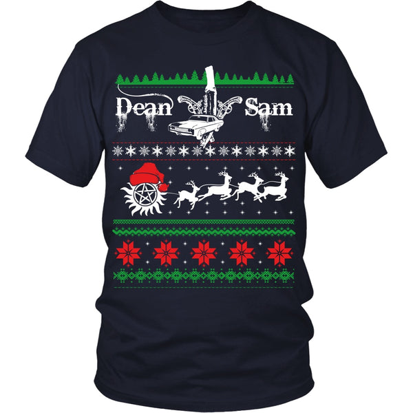 Supernatural UGLY Christmas Sweater - T-shirt - Supernatural-Sickness - 6