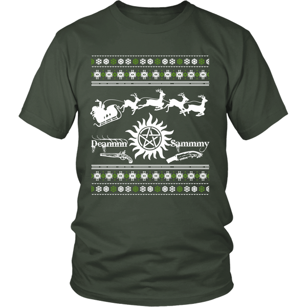 Supernatural UGLY Christmas Sweater - T-shirt - Supernatural-Sickness - 7