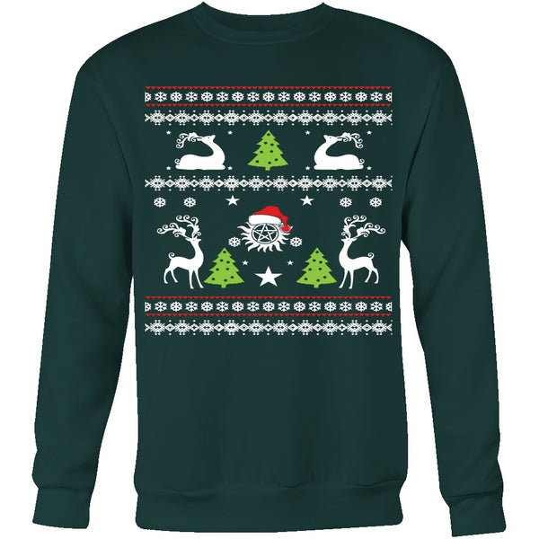Supernatural UGLY Christmas Sweater - T-shirt - Supernatural-Sickness - 8