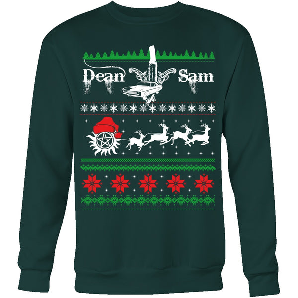 Supernatural UGLY Christmas Sweater - T-shirt - Supernatural-Sickness - 8