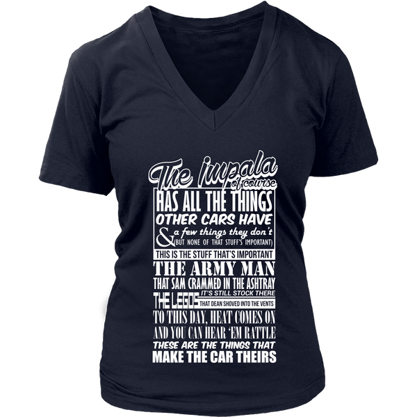 The Impala Has All The Things - Apparel - T-shirt - Supernatural-Sickness - 13