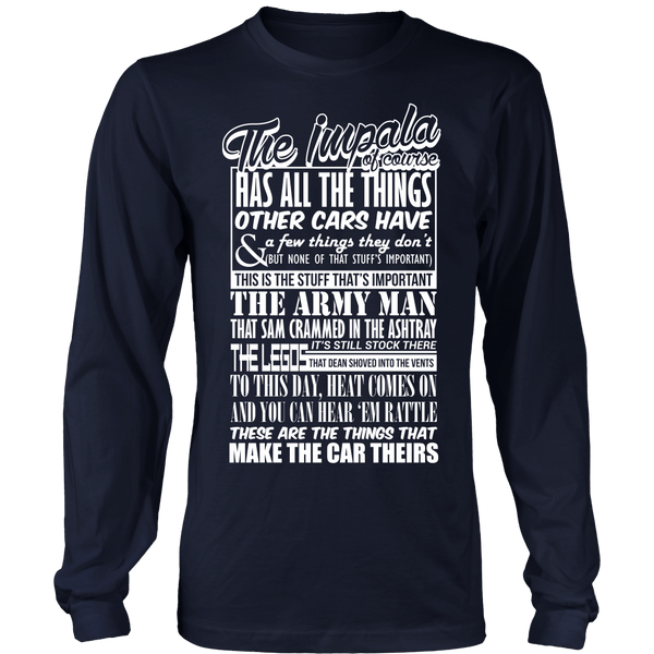 The Impala Has All The Things - Apparel - T-shirt - Supernatural-Sickness - 6