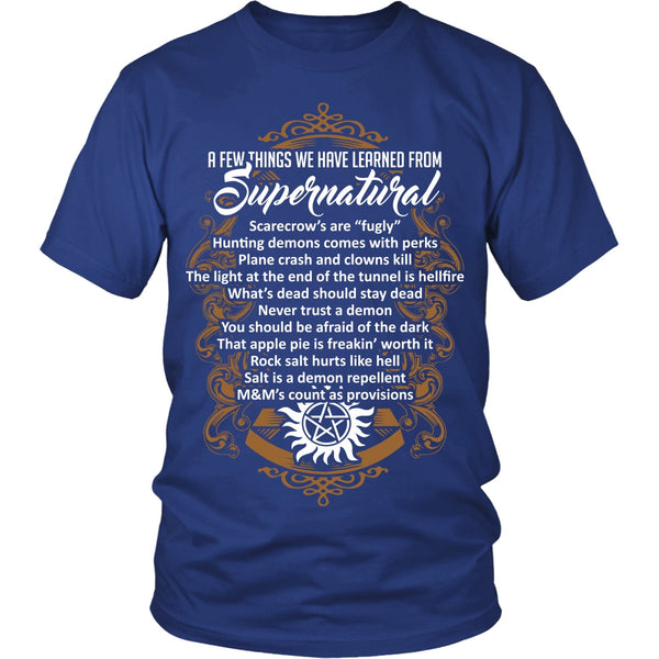 Things Learned From Supernatural - Apparel - T-shirt - Supernatural-Sickness - 2
