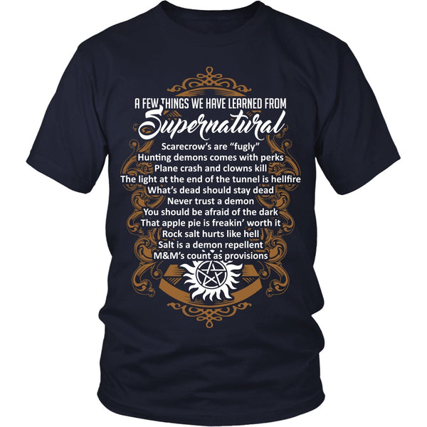 Things Learned From Supernatural - Apparel - T-shirt - Supernatural-Sickness - 3