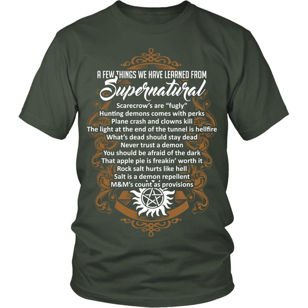 Things Learned From Supernatural - Apparel - T-shirt - Supernatural-Sickness - 5