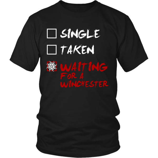 Waiting For A Winchester - T-shirt - Supernatural-Sickness - 1