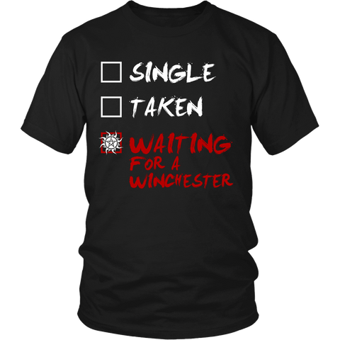 Waiting For A Winchester - T-shirt - Supernatural-Sickness - 1