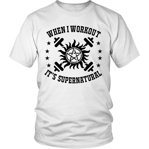When I Workout - Apparel - T-shirt - Supernatural-Sickness - 1