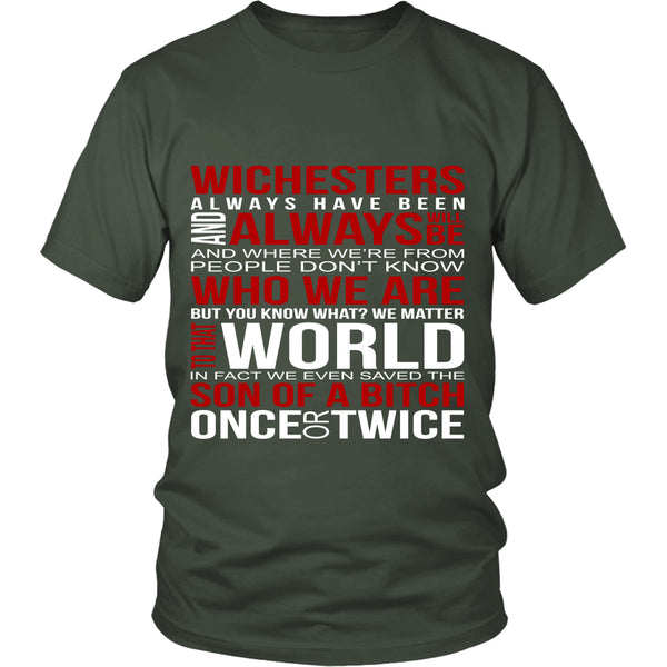 Winchesters always have been and always will be - Apparel - T-shirt - Supernatural-Sickness - 5