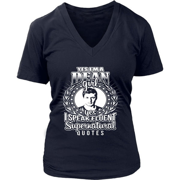 Yes Im A Dean Girl - Apparel - T-shirt - Supernatural-Sickness - 13