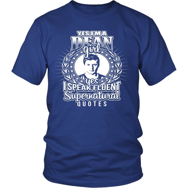 Yes Im A Dean Girl - Apparel - T-shirt - Supernatural-Sickness - 2